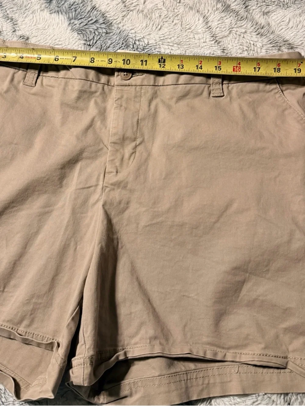Magellan Outdoors Tan High-Rise Women's Hiking Shorts